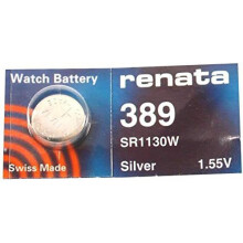 Renata 389 Mercury Free 1.55v Silver Oxide Watch battery - Pack of 10 (SR1130W)