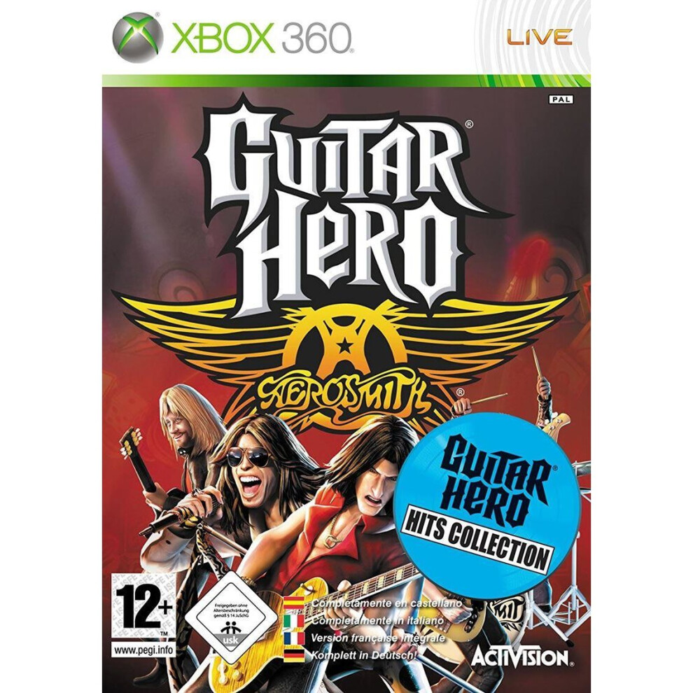 Guitar Hero Aerosmith Xbox 360 Game 5030917053900