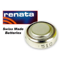 Renata Mercury Free 1.55 Volt Watch Battery 386 Replaces - Pack of 10 (SR43W)