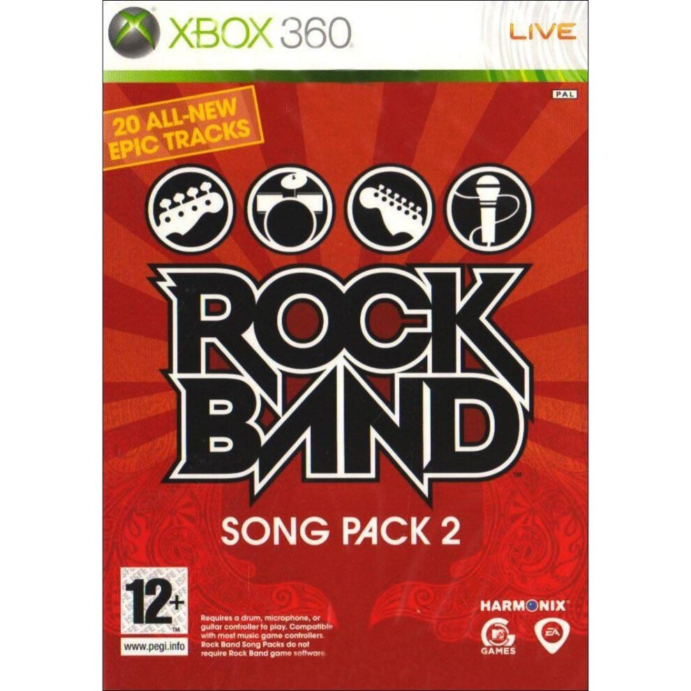 Rockband Song Pack 2 Xbox 360 Game 5030930069711