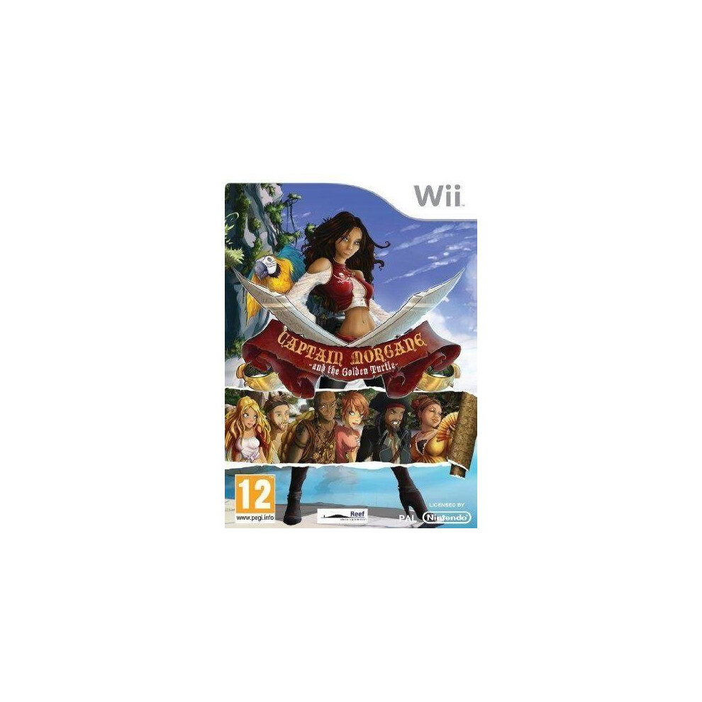 Captain Morgane And The Turtle Nintendo Wii Game Golden 5060112430725