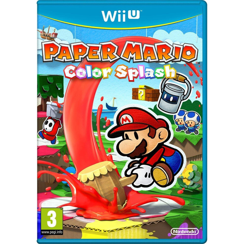 Paper Mario  Color Splash Nintendo Wii U Game