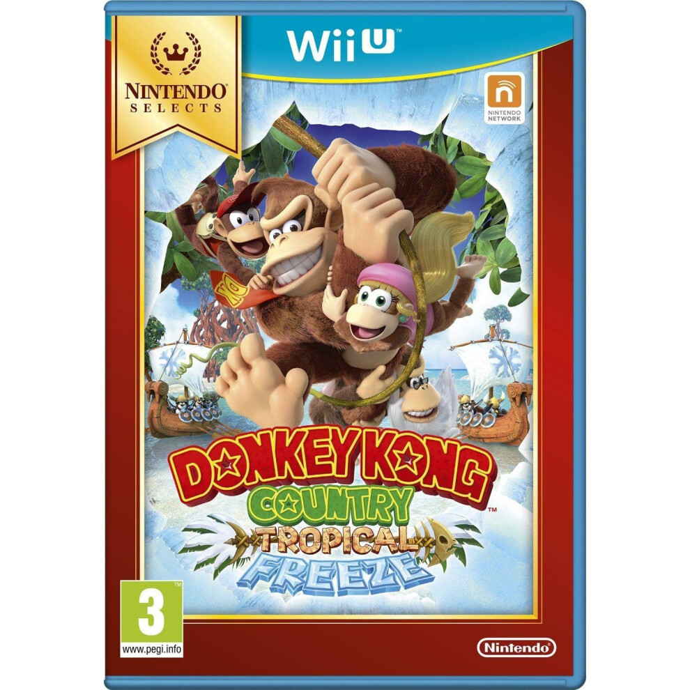 Donkey Kong Country Tropical Freeze Nintendo Wii U Game - Selects Edition