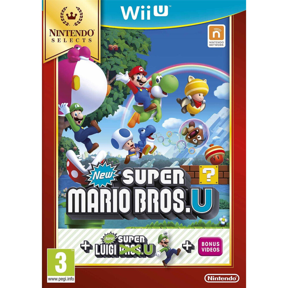 New Super Mario Bros. U Plus New Super Luigi U Nintendo Wii U - Selects Edition