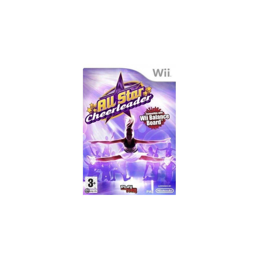 All Star Cheerleader Game Nintendo Wii Game