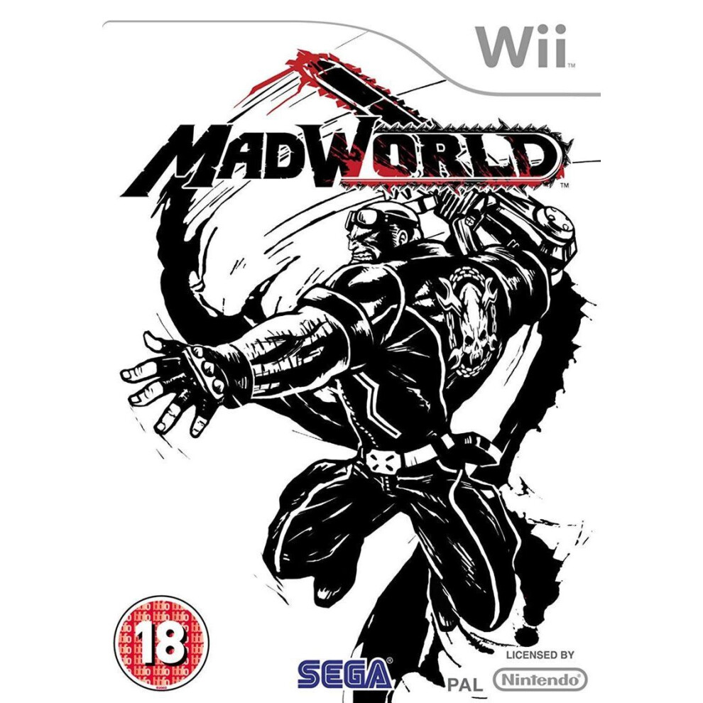 Madworld Nintendo Wii Game Black/White 5060138442382