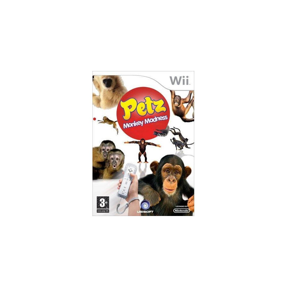 Petz Monkey Madness Nintendo Wii Game 3307211607705