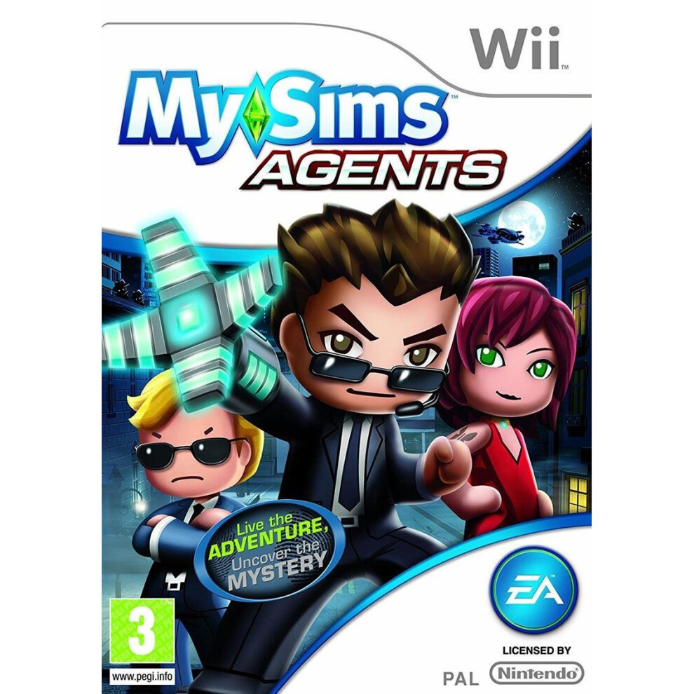 MySims Agents Nintendo Wii Game