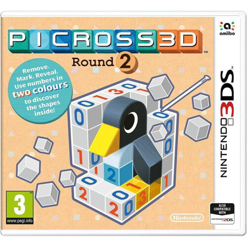 Nintendo 3DS Picross 3D Round 2 Nintendo 3DS Game