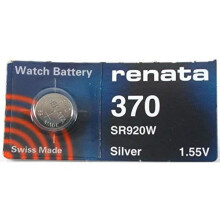 Renata 1.55 Volt Watch Battery 370 Replaces - Pack of 10 (SR920W)