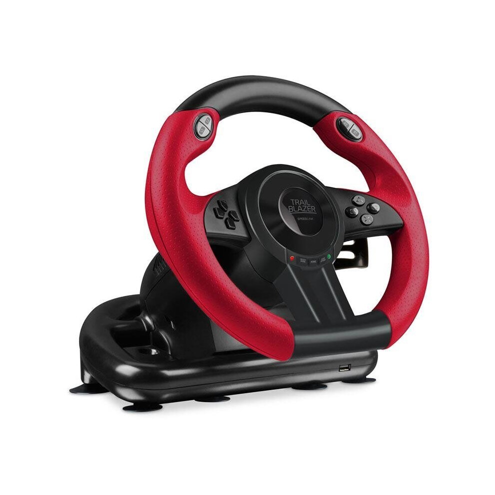Speedlink Black Trailblazer Steering Wheel For Games For Ps4/Xbox One/Ps3,
