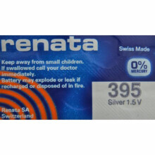 Renata 395 Mercury Free Watch Battery - Pack of 10 (SR927SW)