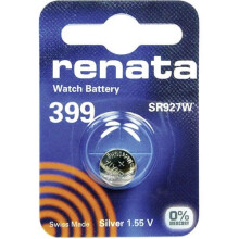 Renata 1.55 Volt Watch Battery 399 Replaces - Pack of 10 (SR927SW)