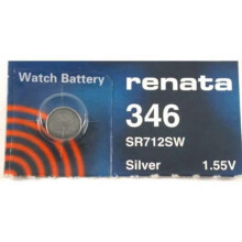 Renata Watch Battery 346 - Pack of 10 (SR712SW)