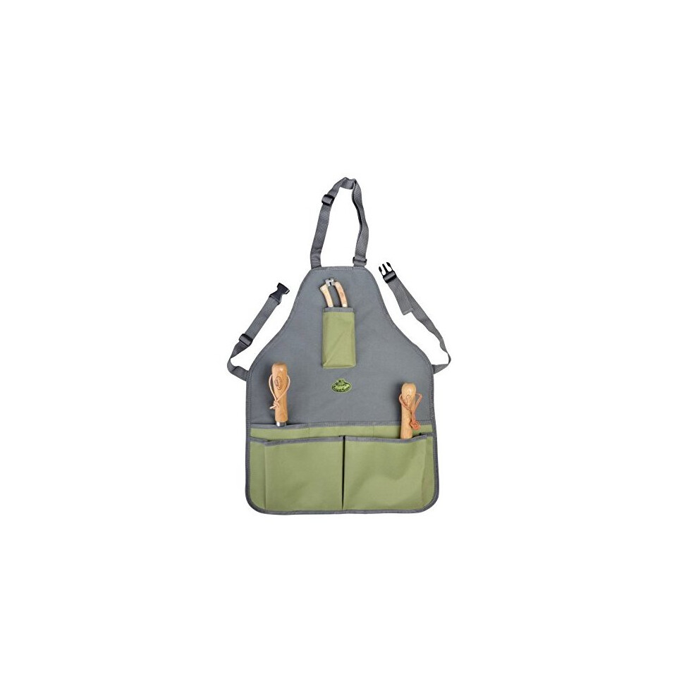 Esschert Design Short Garden Apron Green/Grey