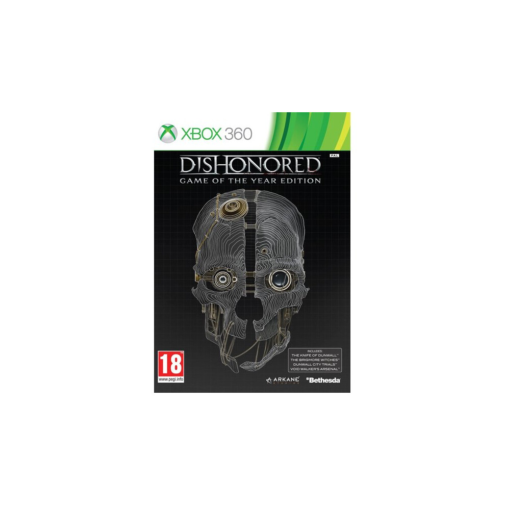 Bethesda Dishonored Of The Year Edition Goty Xbox 360