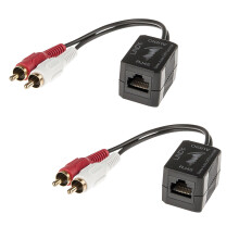 Lindy 70460 AV transmitter Black,Red,White AV extender