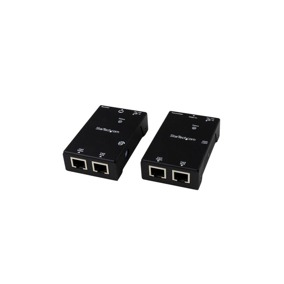 StarTech.com HDMI Over CAT5/CAT6 Extender with Power Over Cable - 165 ft (50m)
