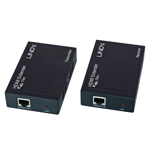 LINDY C6 HDBaseT Kit extensor HDMI e IR com PoC - 70m
