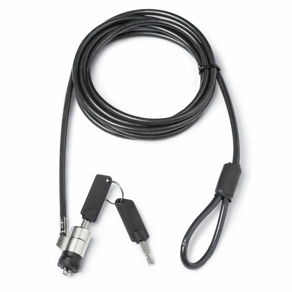 Dicota Laptop T-Lock Pro Kabelschloss 2 m Schwarz - Bild 6