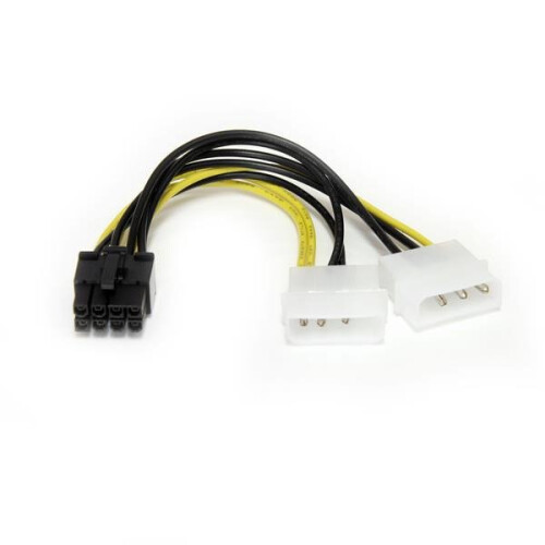 StarTech.com StarTech.com 6in LP4 to 8 Pin PCI Express Video Card Power Cable Adapter