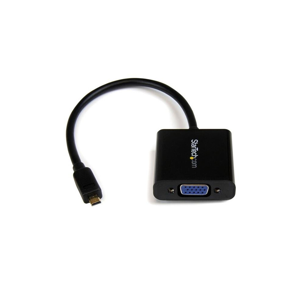 StarTech.com Micro HDMI to VGA Adapter Converter for Smartphones / Ultrabook / Tablet - 1920x1080