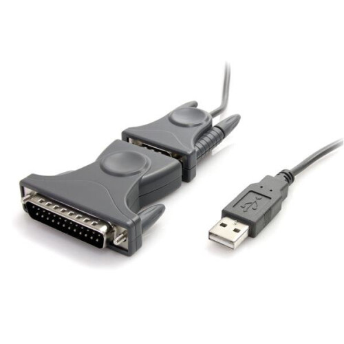 StarTech.com StarTech.com USB to RS232 DB9/DB25 Serial Adapter Cable - M/M