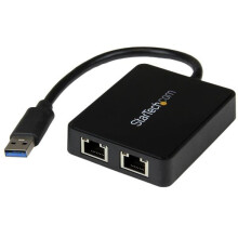Adaptateur réseau USB 3.0 vers 2 ports Gigabit Ethernet - STARTECH.COM - Convertisseur USB vers 2x RJ45