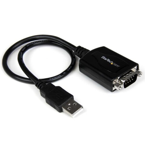 StarTech.com Câble Adaptateur - StarTech - USB vers Série DB9 RS232 - 30 cm - Mémorisation Port COM - Noir