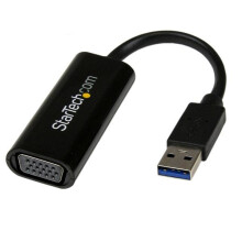 Adaptador de vídeo - STARTECH - USB 3.0 a VGA - 1920x1200 - Chipset T5-302/MCT - Negro