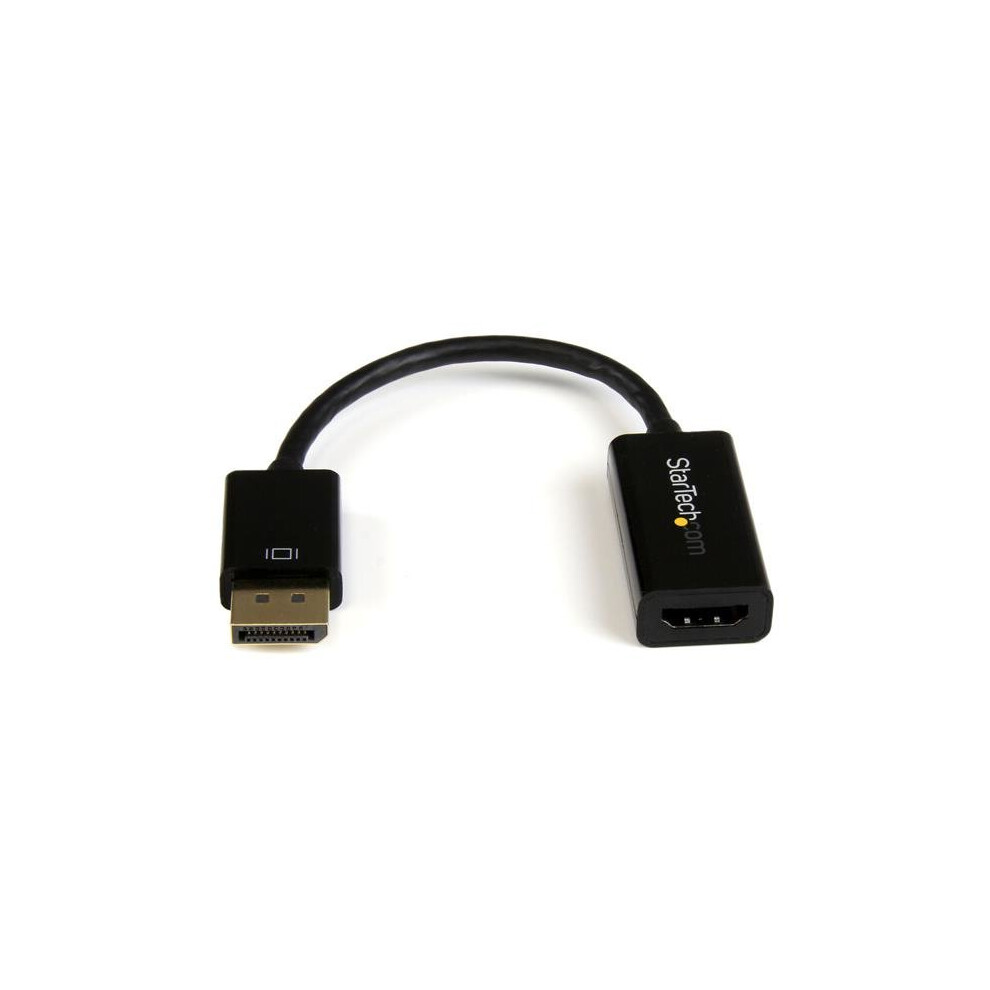 Startech.com Displayport To Hdmi 4K Audio / Video Converter - Dp 1.2 To Hdmi Active Adapter For Desktop / Laptop Computers - 4K @ 30 Hz 065030857352