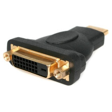 Adaptador HDMI a DVI - STARTECH - Convertidor M/F - Chapado en oro - 1920x1200 - Negro