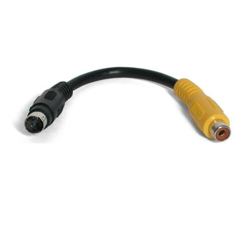 StarTech.com StarTech.com 6in S-Video to Composite Video Adapter Cable S-video cable