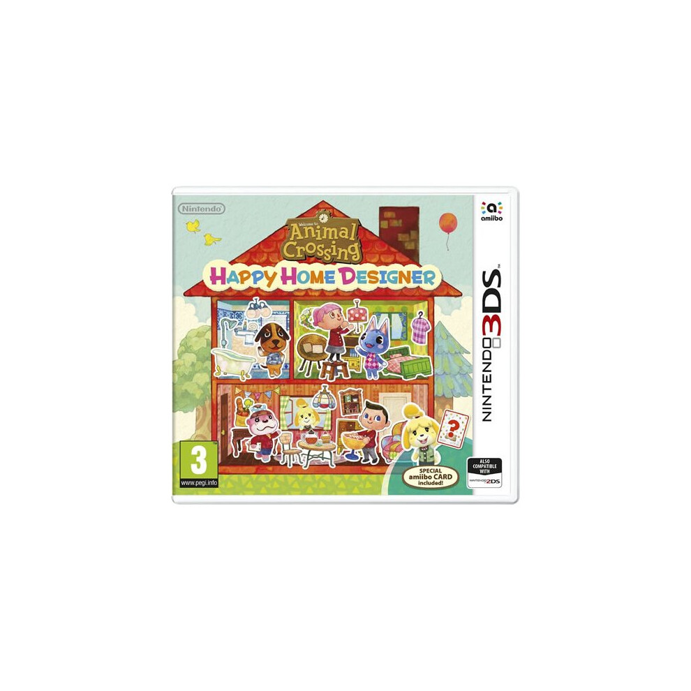 Animal Crossing Happy Home Designer + Special Amiibo Card Nintendo 3DS