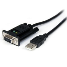 StarTech.com 1 portti USB-nollamodeemiin RS232 DB9-sarjamodemiin DCE-sovitinkaapeli FTDI:llä
