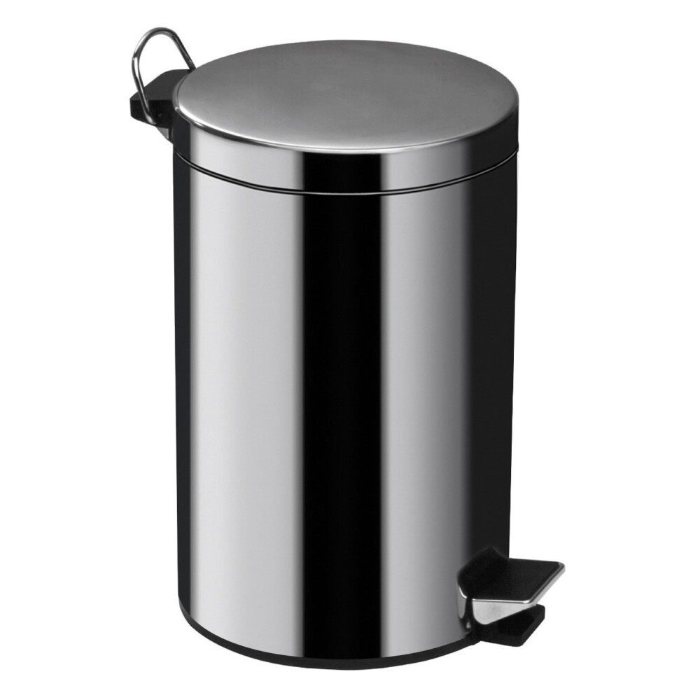 5 Litre Pedal Bin, Stainless Steel