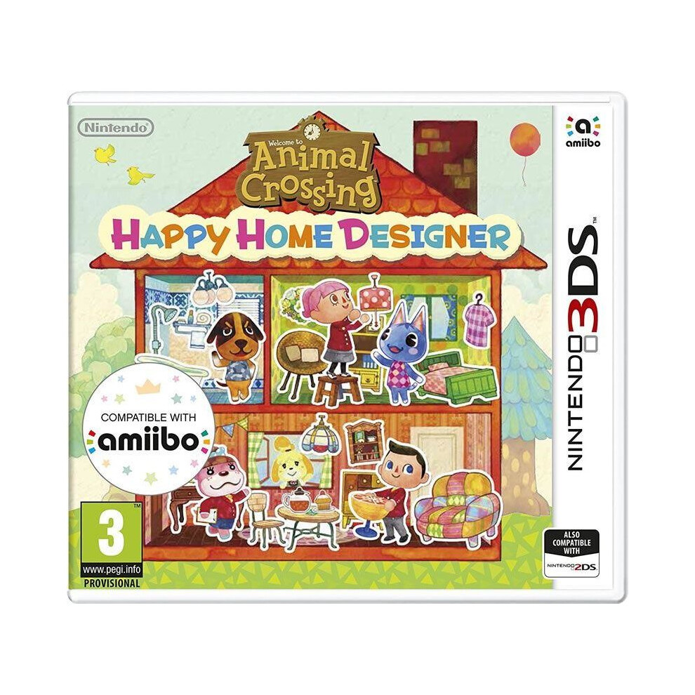 Animal Crossing Happy Home Designer 3DS Video Game