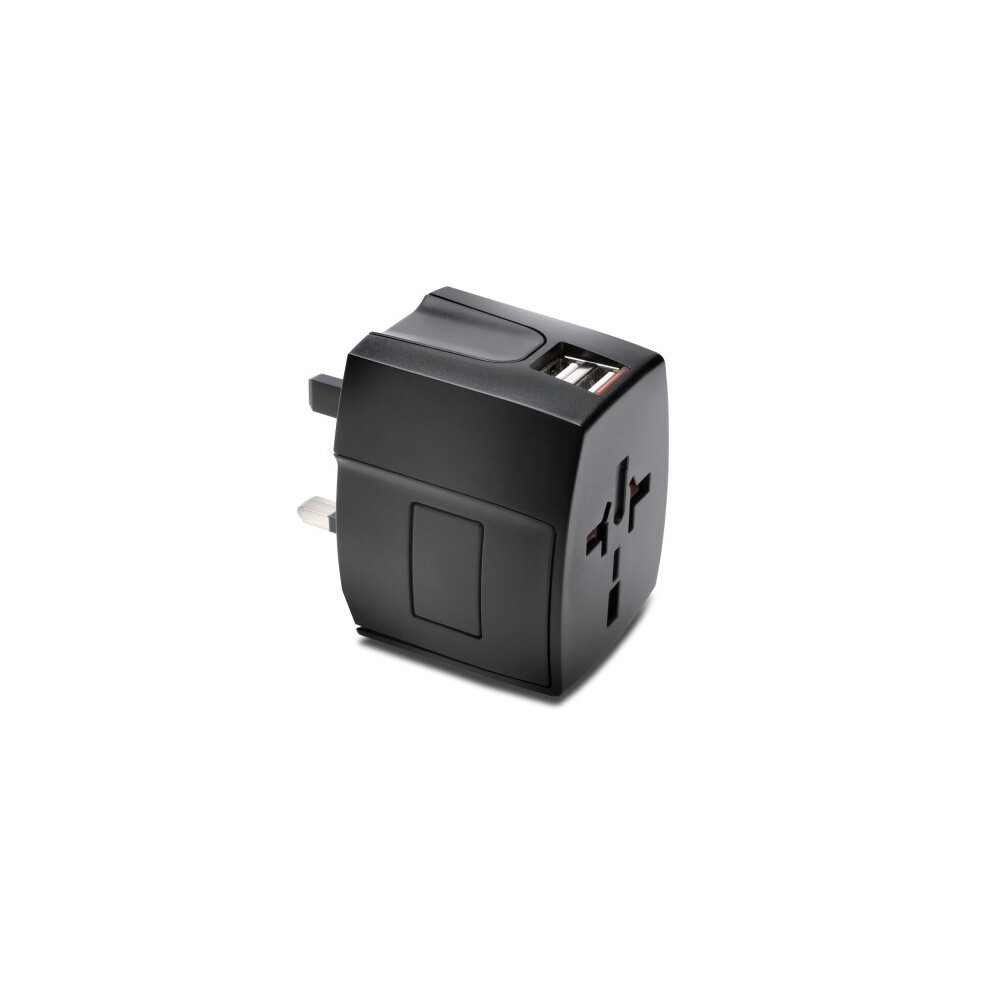 Kensington K33998WW Universal Black power plug adapter