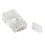 StarTech.com Fiche modular Cat6 - STARTECH - RJ45 - Pacote de 50 - Transparente - Conector de rede 1