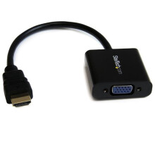 HDMI naar VGA-adapter - STARTECH - HD2VGAE2 - Resolutie 1920x1080 - Zwart