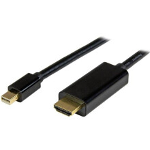 Mini DisplayPort naar HDMI Adapterkabel - STARTECH.COM - 1 m - 4K - Zwart - Man/Man