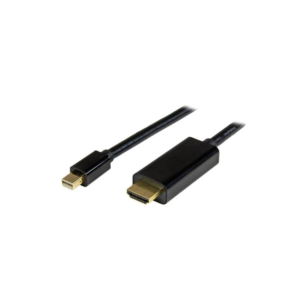 StarTech.com Mini DisplayPort to HDMI converter cable - 3 ft (1m) - 4K