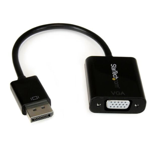 StarTech.com Câble adaptador DisplayPort 1.2 a VGA - STARTECH.COM - M/F - 1920 x 1200 - Negro - Conversor