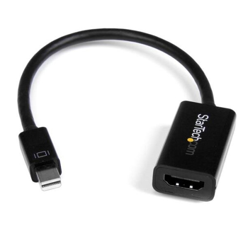 StarTech.com Convertisseur vidéo - STARTECH.COM - Mini DisplayPort 1.2 vers HDMI 4K - Actif - HDCP - Noir