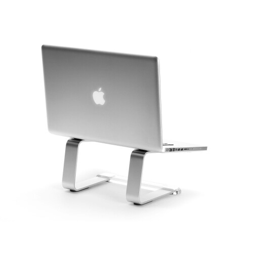 Griffin Griffin Elevator Desktop Stand for Laptops & Macbooks - Silver/Clear 1