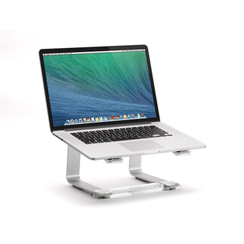 Griffin Griffin Elevator Desktop Stand for Laptops & Macbooks - Silver/Clear