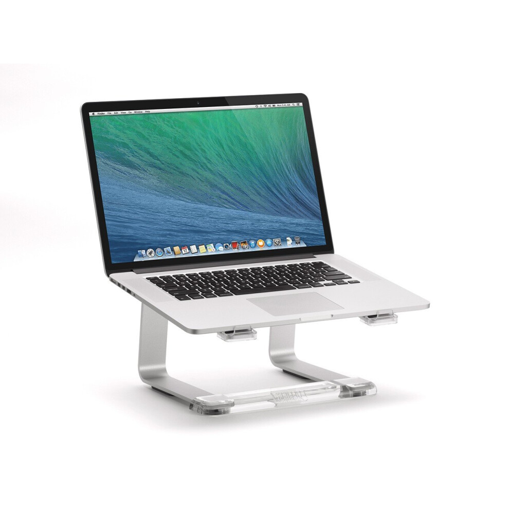 Griffin Elevator Desktop Stand for Laptops & Macbooks - Silver/Clear