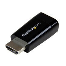 Adaptador HDMI a VGA - STARTECH.COM - Compacto - 1920 x 1280 - Ideal para Chromebook y portátil