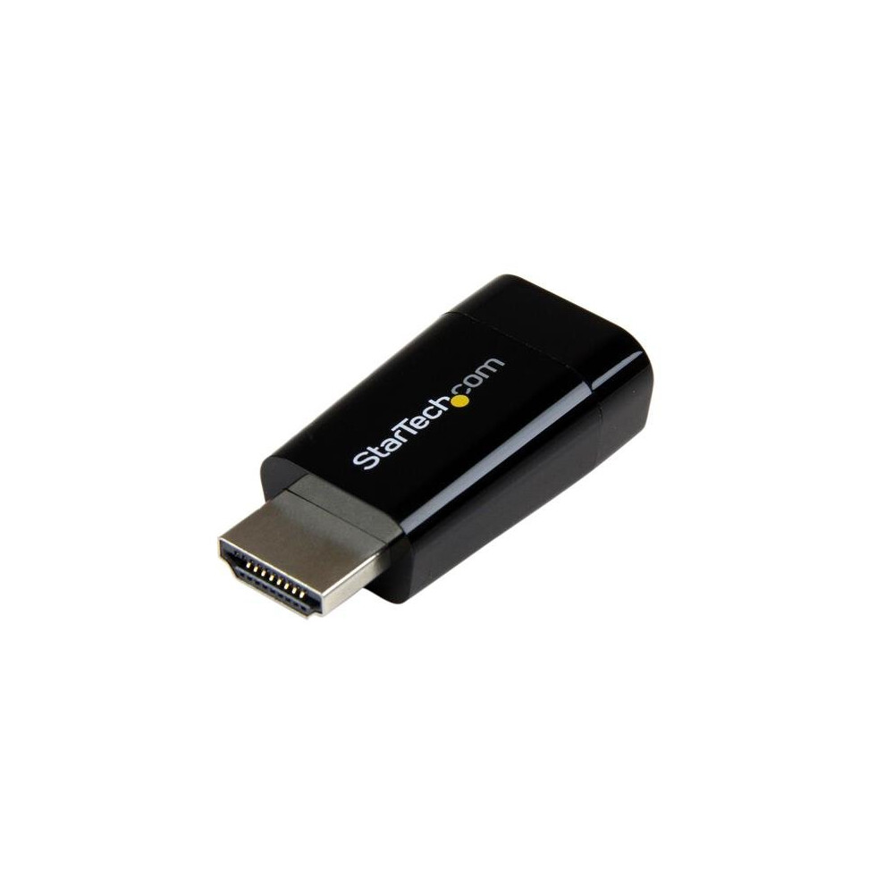 Startech.com Compact Hdmi To Vga Adapter Converter - Ideal For Chromebooks Ultrabooks & Laptops - 1920X1200/1080P