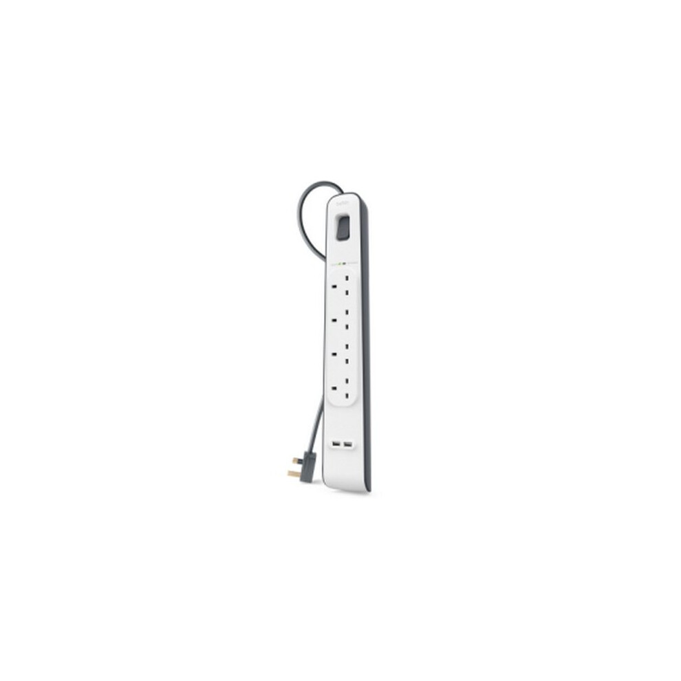 Belkin BSV401AF2M 4AC outlet(s) 2m White surge protector